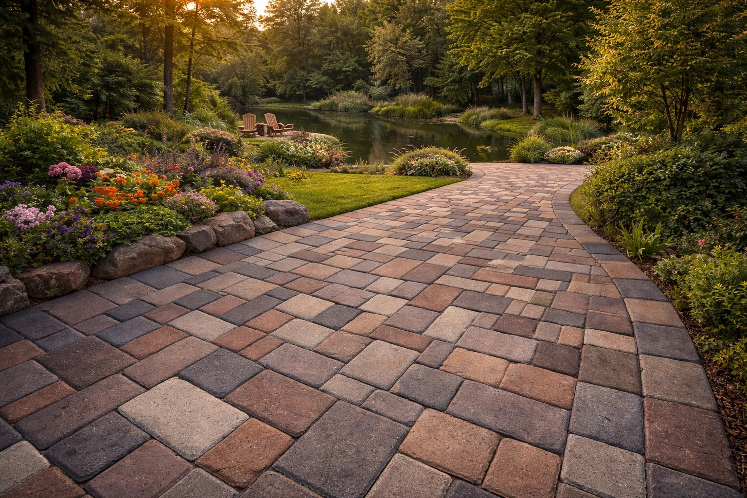 Тротуарная плитка в Слуцке — укладка и варианты